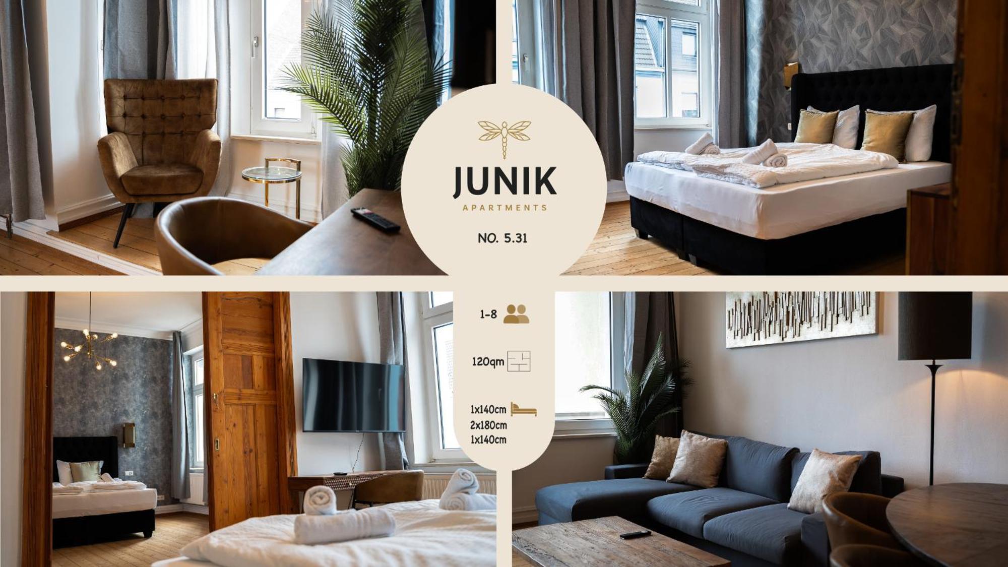 Junik Apartments - Deine Cityapartments In Duisburgo Quarto foto